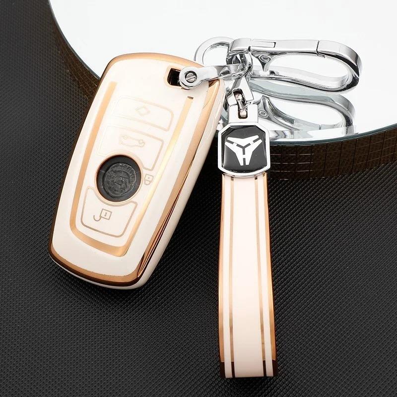 Premium Tpu Car Key Cover Case For Bmw 1 3 5 7 Series X1 X3 X5 X4 F10 F15 F16 F20 F30 F18 F25 M3 M4 E34 Auto Key Accessories