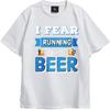 Minimalist Tshirt Plus Size Tshirt Crew Neck Tshirt Daily Wear I Fear Running Out Of Beer Retro Boys Tees Quick Dry Shirt
