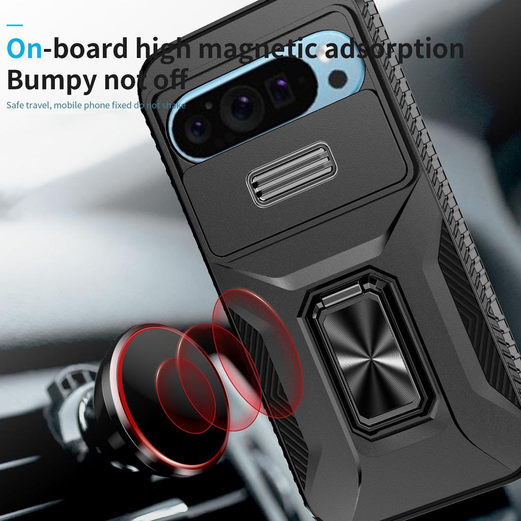 Case for Google Pixel 10 Pro XL 5G 9A 8 8A 10A Pixel 9 Pro XL Pixel10 Pixel9 Pixel8 Lens Protect Ring Stand Shockproof Cover