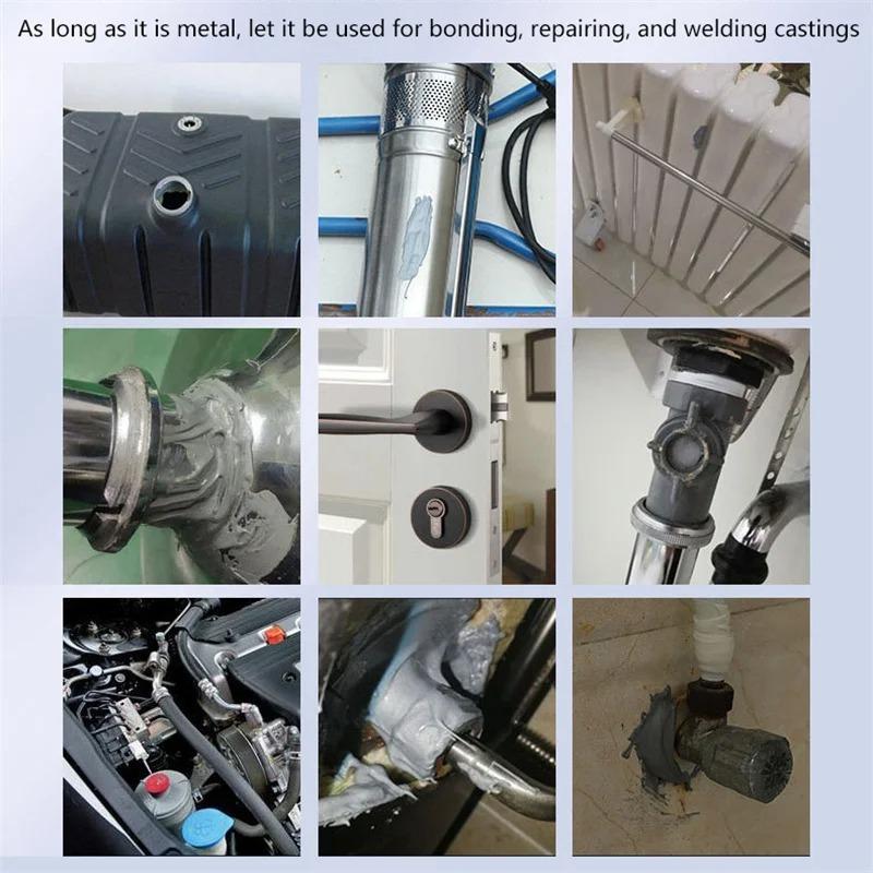 Cold Welding Glue Metal Repair Glue Heat-resistant AB Sealant High-strength Magic Plastic Repair Casting Adhesive Epoxy Resin