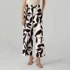 Women's Casual Fashion Printed Straight Leg Pants Pants With Pockets