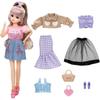 TAKARA TOMY Licca-chan Doll LD-03 1 Week Outfit Gift Set Dress-Up Toy for Ages 3 and Up