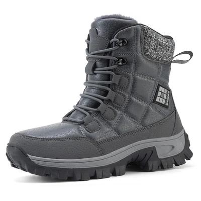 Couple Winter Boots Plush Warm Snow Boots Waterproof Cotton Boot Casual High-top Booties Winter Hiking Boots Winter Unisex Botas
