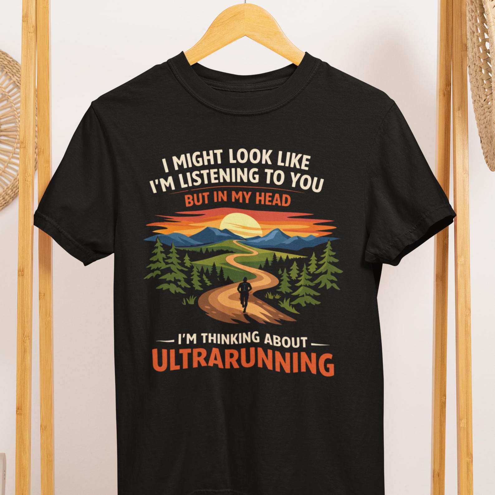 Ultrarunning Trail Runner T Shirt Funny Distance Running Gift for Ultra Marathon Runner S