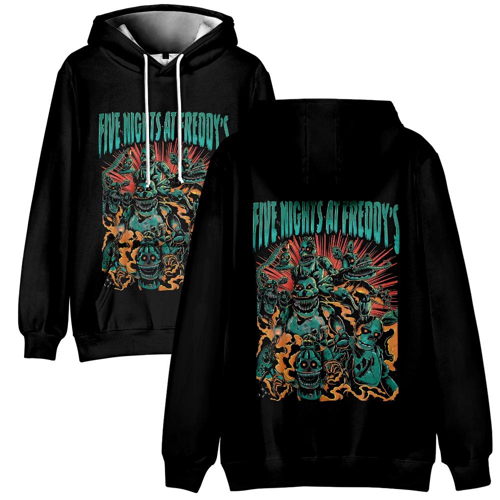 

Five Nights At Freddy s Anime Print Hoodie Men s Streetwear Men Women Hoodies Unisex Fashion Sweatshirt XS
