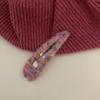 Rainbow Classic Wool Knitted Barrettes Hand-Woven Hairpin BB Clip High Sense Bang Clip Headwear Hair Accessories