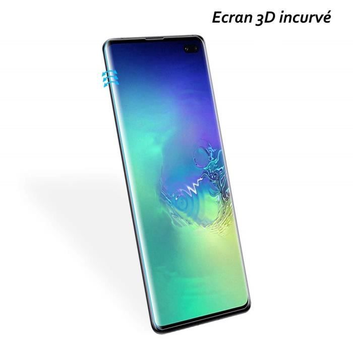 Film de protection - Toproduits® - Samsung Galaxy S10 Plus - Verre trempé - Coque de protection - Transparent