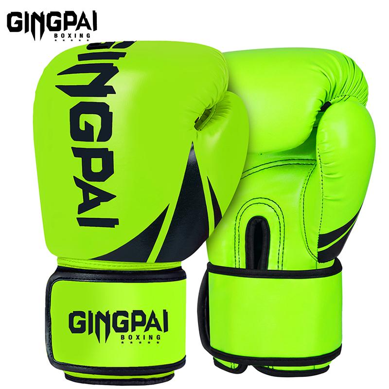 1/6/8/10/12Oz Professional Boxing Gloves for Adults Kids Muay Thai MMA Training Combat Sanda Fighting Gloves Men Women