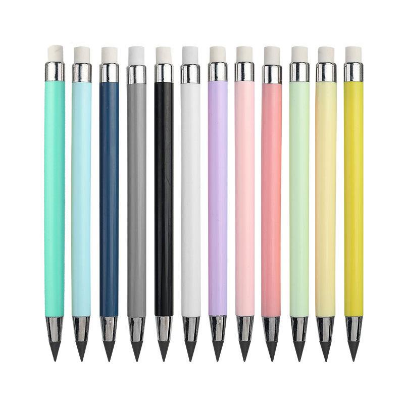 Black Tech Eternal Pencil: No Sharpening, No Ink, Break-Resistant Lead, Posture-Correcting Drawing Tool