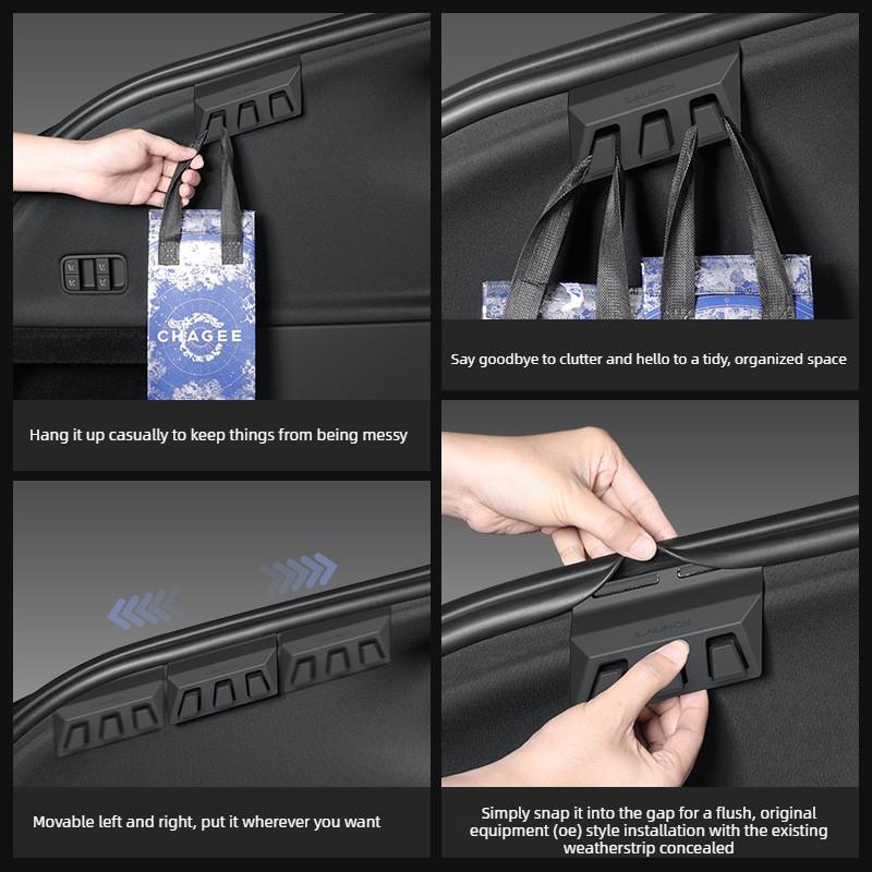 for Tesla Model Y L Juniper 2026 Accessories Rear Trunk Side Hook Organizer Storage Hooks YL Wall Grocery Bag Clothes Hanger