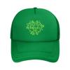 Happy St Saint Patricks Day  Outfits Mesh Trucker Hat Summer Outdoor  Meshback Sun Caps Vintage Adjustbale