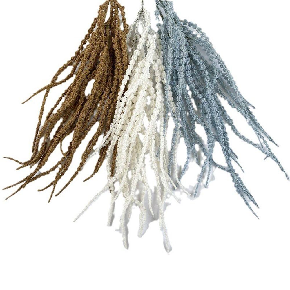 Flerfärgad Konstgjord Hängande Växt Prydnad Hängande Lång Tofs Blomma Gåva