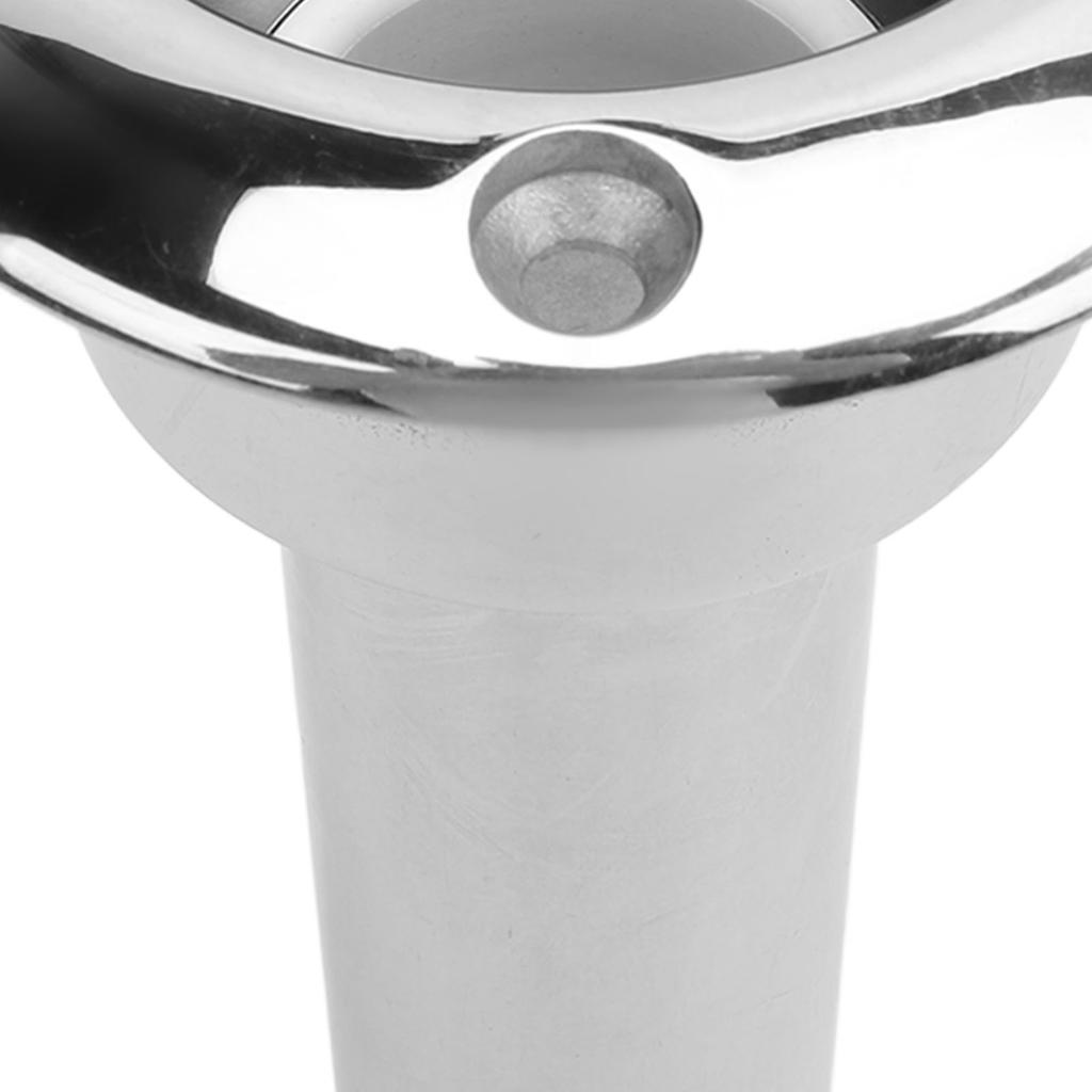 Boat Fishing Rod Cup Holder Easy Installation Enhanced Stability Outrigger Tube Cup Holder High Strength for Yacht Ship