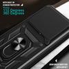 For OnePlus 13 Case with Slide Camera Lid PC+TPU Kickstand Phone Cover