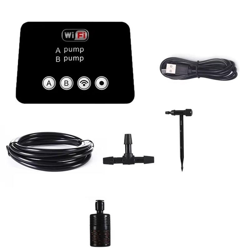 Smart WIFI Watering Device Automatic Adjustable Drip Irrigation Timer System Controller Double Pump Timed For Garden