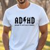 Funny Men's ADHD Shirt, ADHD Look A Squirrel Tshirt, Sarcastic Tee, Fun Quote T-shirt, ADHD Gift For Boyfriend Husband Teen Boy Student
