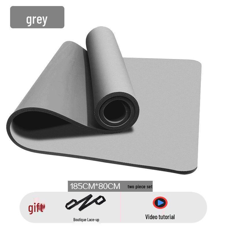 Verdickte & Extragroße Yogamatte für Anfänger - Unisex Heim-Trainingsmatte