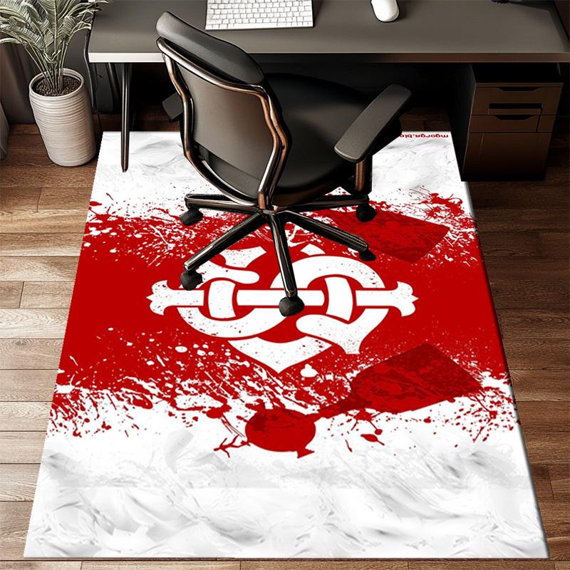 Always Fight Spirit Printed Office Carpet Chair Cushion Entryway Rug, Rugs for Living Room, Bedroom Christmas gifts