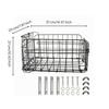 Folding Rear Cycle Basket Shockproof for Commuting
