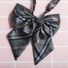 Jk Japanese Plaid Korean Version Of Collar Flower Graduate Female Collar Flower College Wind Streamer Jk Bow Shirt Accessories Sailor Suit
