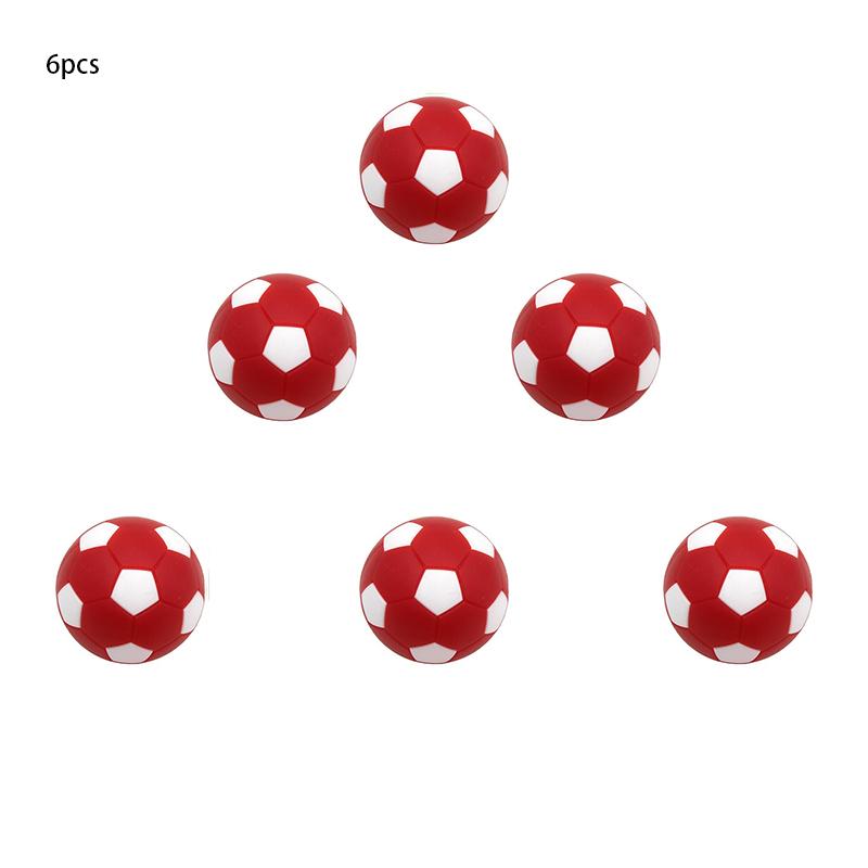 

6 шт., сменные футбольные мячи для настольных ПК, 32 мм, подарки для футболистов, игровые аксессуары, интерактивные настольные игры для родителей и детей