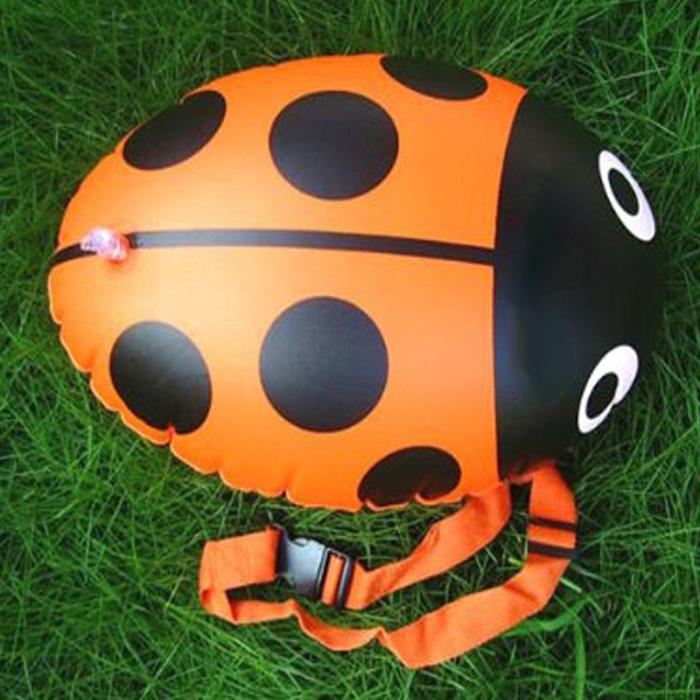 1 Stück Wassersicherheit Doppelte Airbags Schwimmhilfe Schwimmtasche Rettungsball Aufbewahrung Rettungsring Wasserdichtes PVC Rettungsring Für Kind