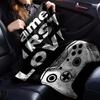 Custom Name Game Controller Theme Printed Blanket - Perfect for Couch, Bed, Travel & Outdoor Use | Machine Washable, Cozy & Durable.