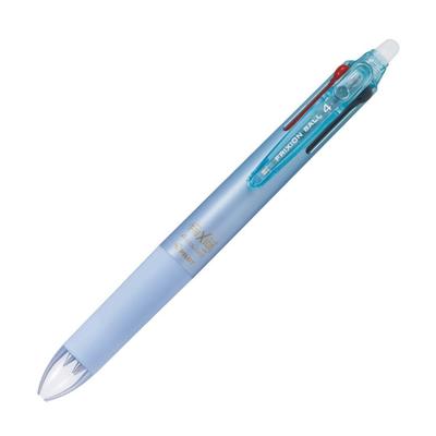 Pilot FriXion Ball 4 Slim Kuličkové pero s měnitelnou náplní, 4 barvy, Gradient Light, 0,38 mm, Modrá, LKFB-8