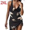 Swimdress Swimsuit Sexy Hanging Neck Split Swim Bikin Hanging Neck Bikini Swimming Costume