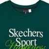 Skechers Sports Casual Round Neck Knitted Pullover Comfortable Sweatshirt Women Sweatshirt Garden-Green L324W019-00XW