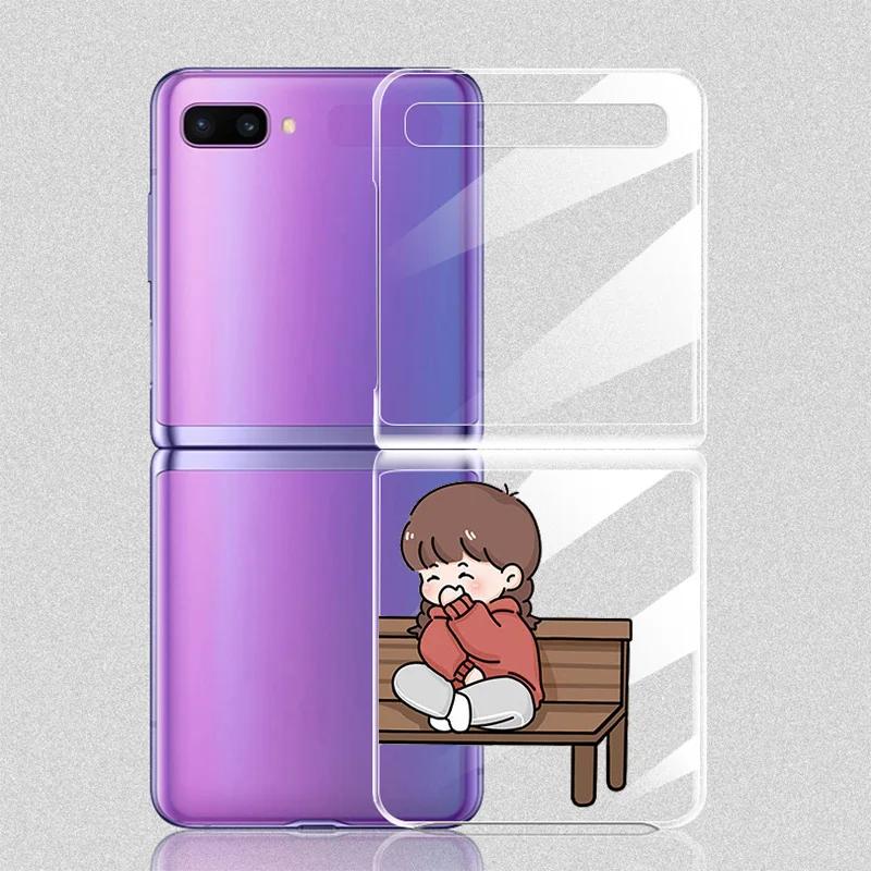 

Funny Cartoon Lovers Couple Case for Samsung Galaxy Z Flip 6 ZFlip 5 Clear Paired Covers for Samsung ZFlip 4 Z Flip 3 Fundas Bag Galaxy ZFlip 3