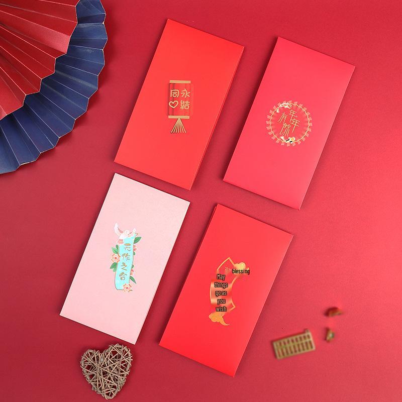 2025 Creative Red Wedding Envelope: Bridesmaid Gift for a Lifetime of Happiness