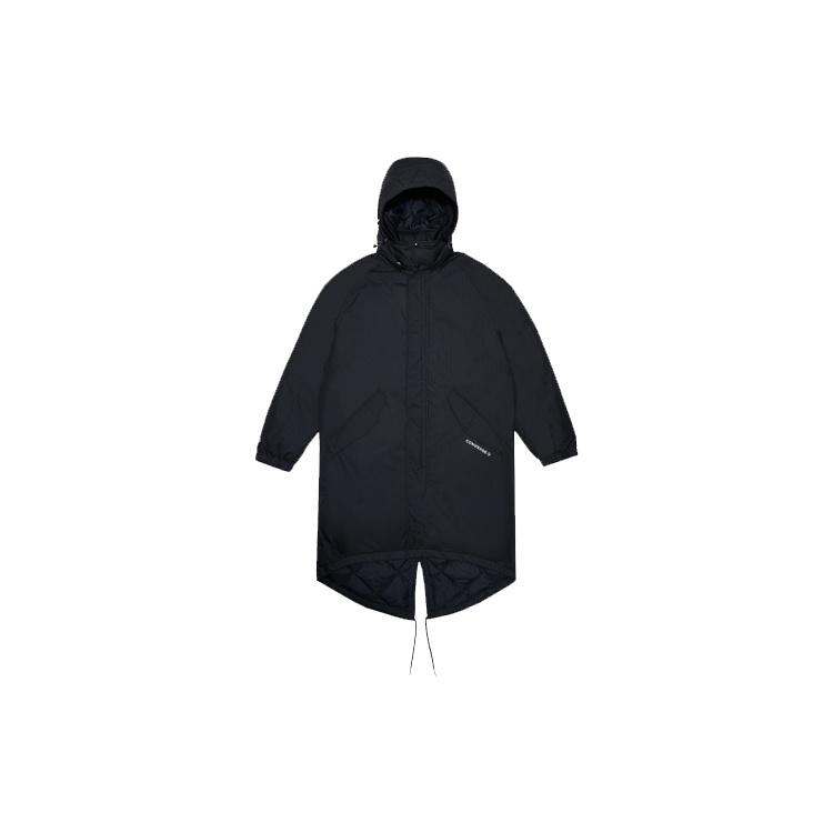Converse Down Long Trench Coat Asia Sizing Black Men s 10019985-A01 M