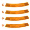 Clip Bicycle Reflectors Front Rear Mount Reflective