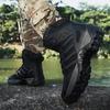 Nouvelle arrivée bottes de moto pour hommes chaussures d'escalade à lacets bottes de randonnée respirantes hommes chaussures montantes légères antidérapantes pour hommes