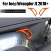 Side Leaf Air Vent Cover Trims For Jeep Wrangler JL JT 2018+ Accessories Orange