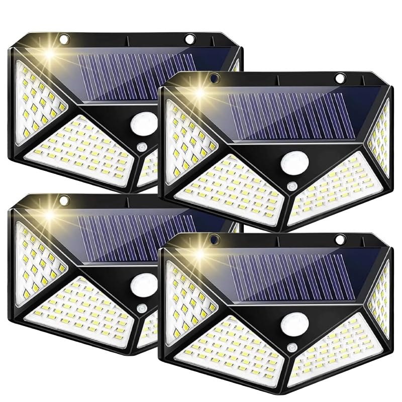 

Solar-Powered Outdoor Sensor Light for Stairs, Solar Powered, Zero Electricity Bill, Motion Sensor [Automatic On, 3 Intelligent Modes, Solar