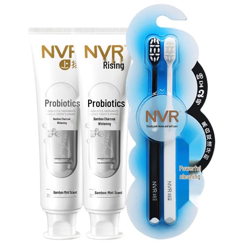 NVR Whitening Toothpaste & Toothbrush Set
