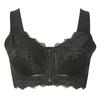 New Corrective Slimming Front Zipper Bra LL [Bradelis York] Non-wired Bra, 24, Black,
