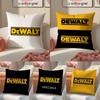 Tool Box D-DeWalt Pillow Case Comfort Sofa Bed Silky Elegant Invisible Zipper Decorative Cushion Cover