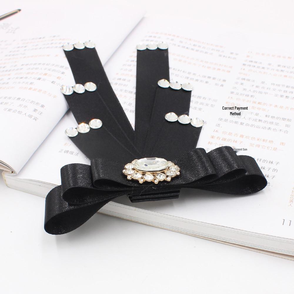Starry Cat European Style Side-Drilling Lapel Flower Bow Tie - Elegant Wedding Shirt Accessory (TS208)