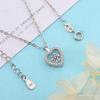 925 Sterling Silver Love Pendant Diy Accessories Pulsating Soul Motion Clavicle Necklace Women's Everything with Niche Accessories