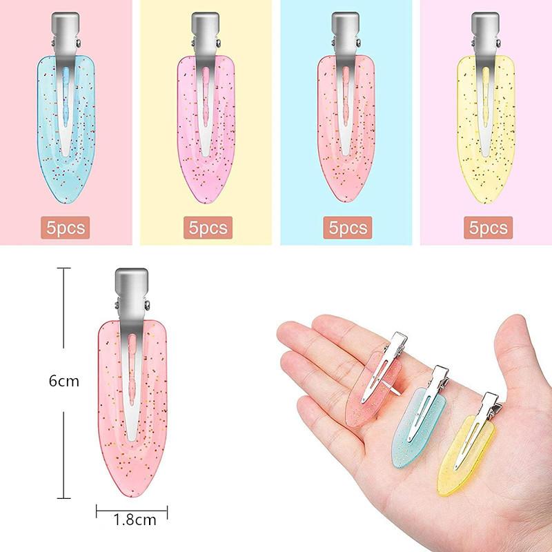 10/20PCS No Trace Hair Clips Handmade DIY Homemade Cream Gel Material Duckbill Clip Bottom Clip Bangs Clip Wash Side Clip Female