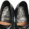 60s Vintage DEAUVILLE Rare CORFAM Leather U-Tip Business Shoes Black size 9 26.5-27.0(USED)