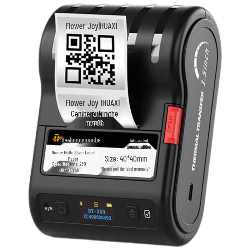 Detong DT-350 Handheld Bluetooth Thermal Transfer Label Printer