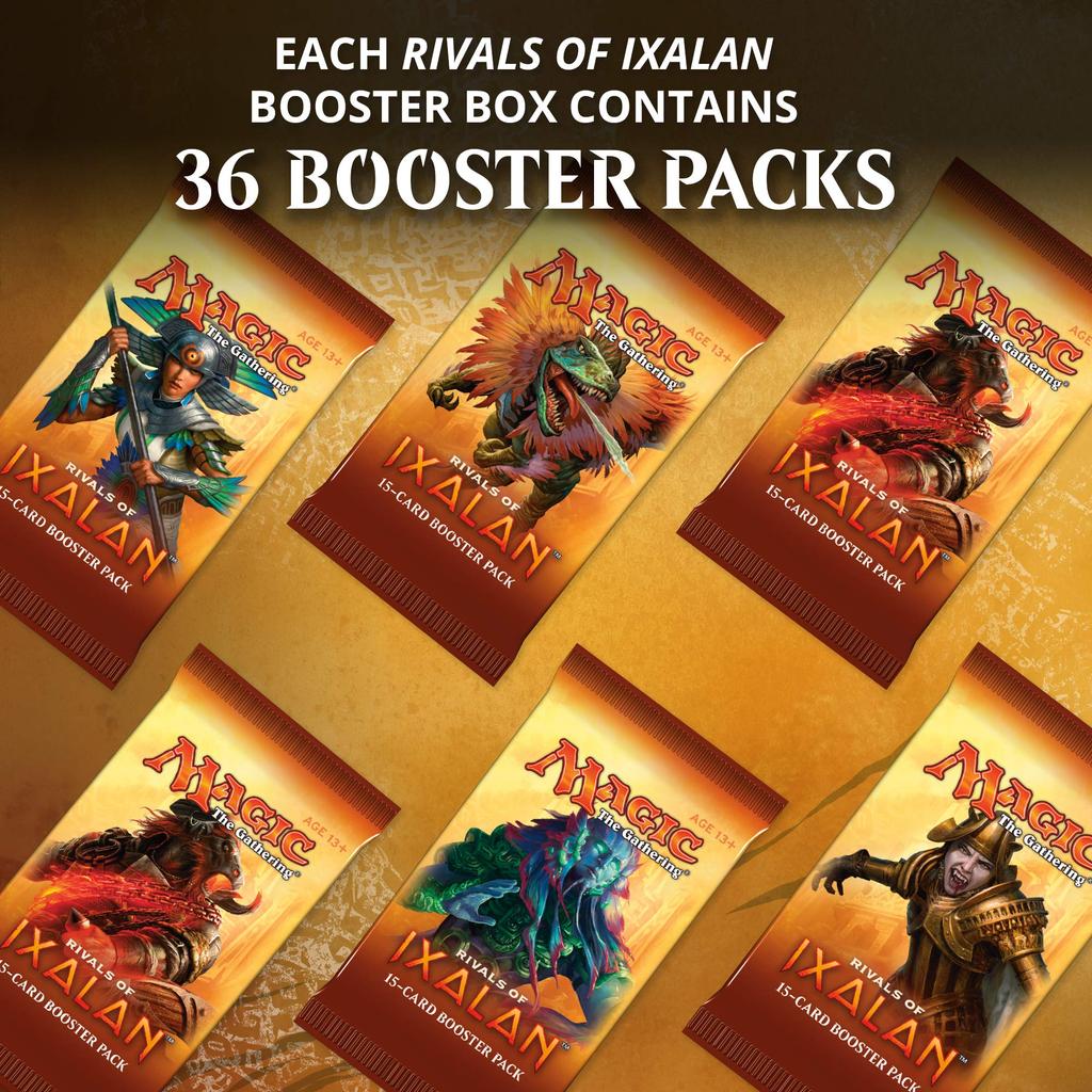 Rivalene til Ixalan Booster Display Box Magic Gathering.