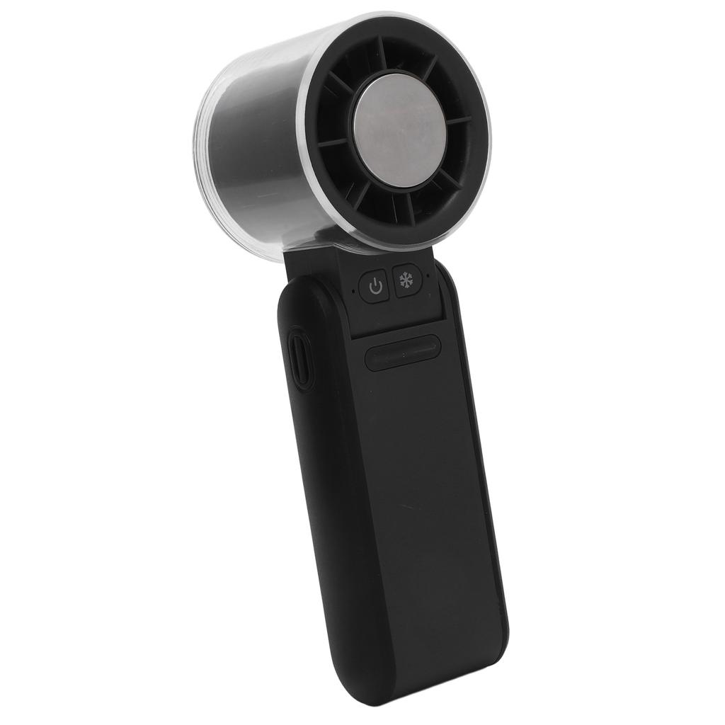 Tragbarer Handventilator Wiederaufladbar 4000mAh 4 Geschwindigkeiten Wind Halbleiterkühlung Mini Leise Persönlich