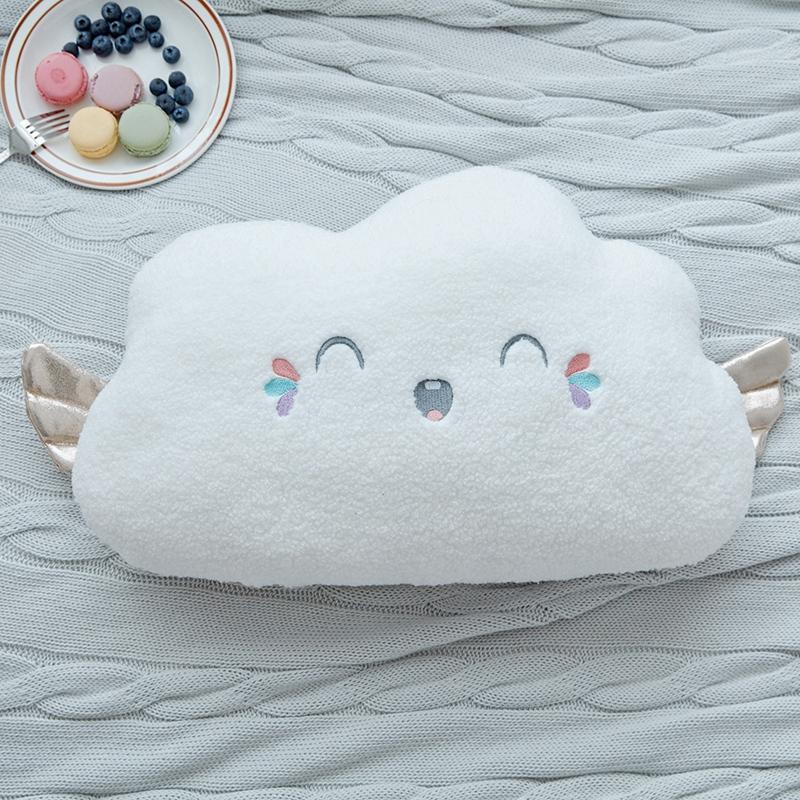 Hot New Stuffed Angel Cloud Moon Star Plush Pillow Soft Cushion Cloud Stuffed Plush Toys For Children Baby Kids Pillow Girl Gift