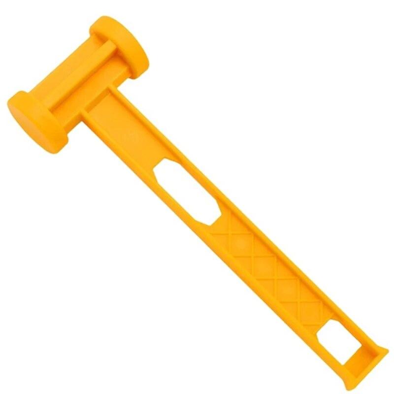 

Outdoor Camping Multifunctional PE Plastic Hammer Nail Hammer Ultra-light Portable Awning Tent Hammer Nail Hammer жёлтый