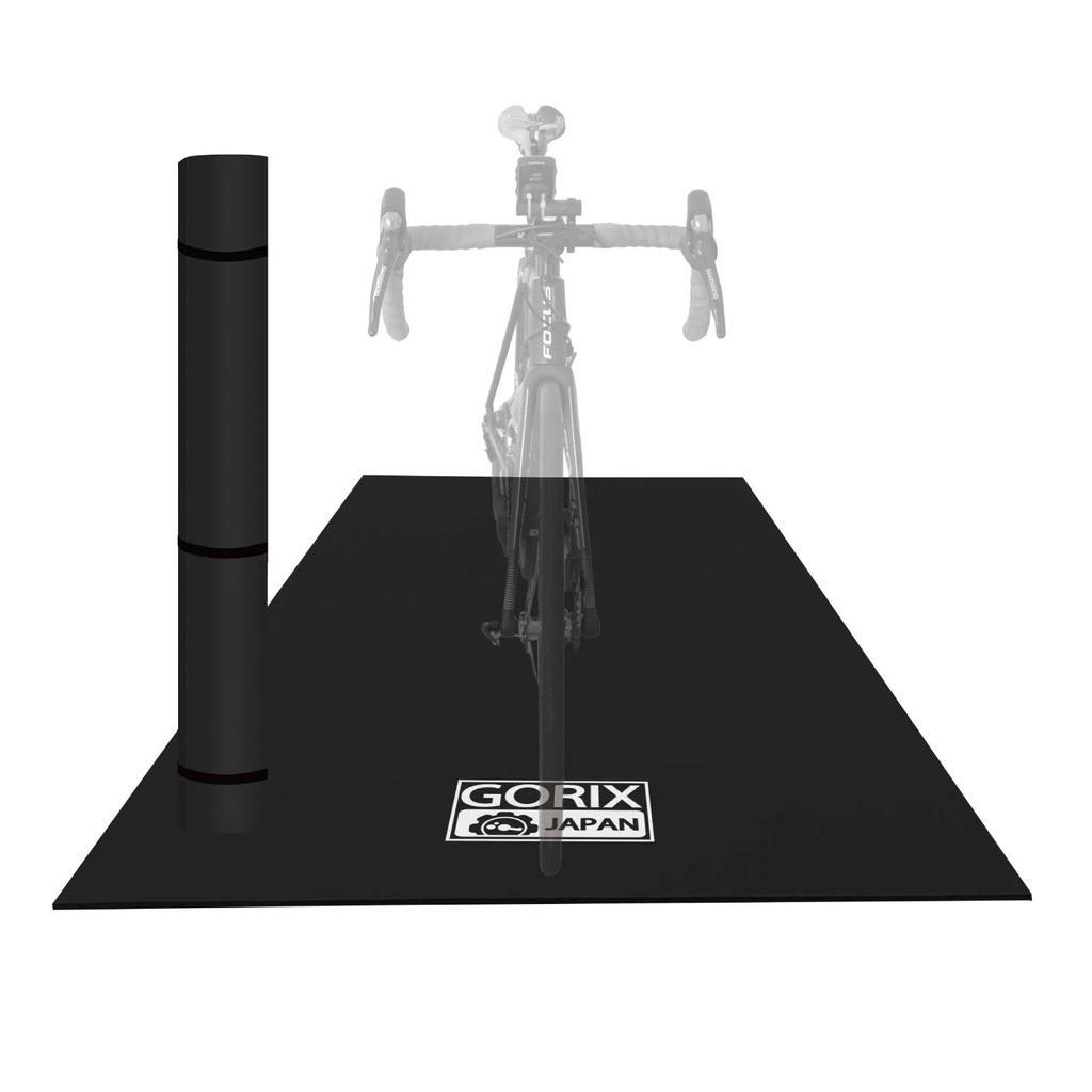 GORIX Training Mat Bicycle Floor Protection [Vibration-proof, Sound-proof, Mat] (GX-MAT) (Matte Black)